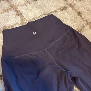 Lululemon High-Waisted Leggings in Dark Purple